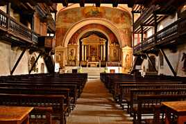 Intérieur d'Eglise Basque