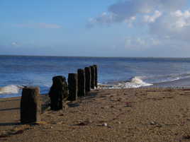Petite houle sur la plage