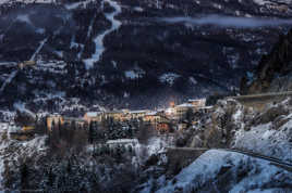 Aurore dans la montagne