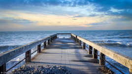 Au bout de la jetée