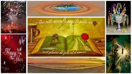 Carte de voeux illustrative