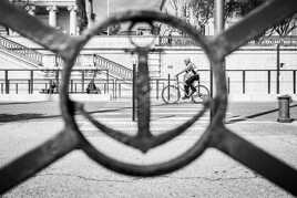 Le cycliste du port
