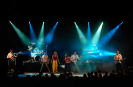 Concert nocturne sur la plage