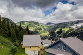 Vue sur montagne