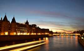 Coucher de soleil sur la Conciergerie