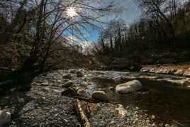 Contre jour sur le Fier