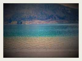 Un lac à deux couleurs...