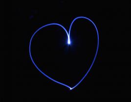 Coeur light painting