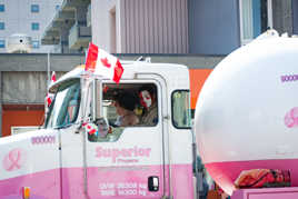 Journée de fête au Canada....