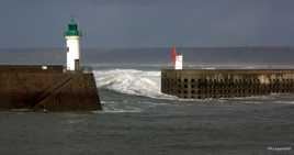 tempete en bord de manche !