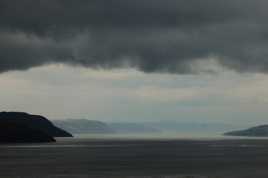 Gros nuages à La Baie