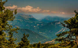 Pano sur les Alpes