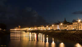 Pleins feux sur le chenal du Vendée Globe