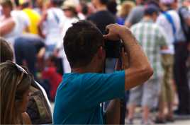 tdf14 - photographe dans la foule