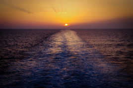 coucher sur le ferry