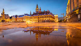 Les reflets de la Grand Place de lille