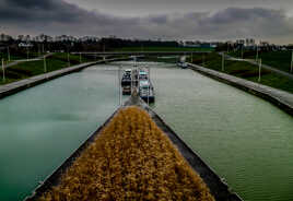 Sortie de L'ascenseur à Bateaux