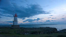 Coucher de soleil à Lomener