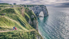Dronement jolie Etretat