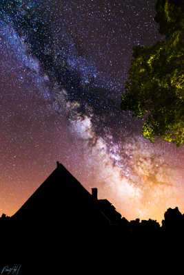 Voie lactée dans le Cantal