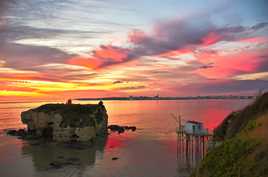 couleurs du soir ..! Royan ..