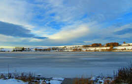 Le lac gelé