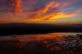 Coucher à Pamukkale