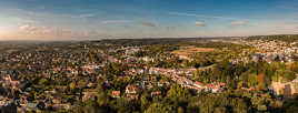 du haut de tour de Montlhéry Vue sur Linas