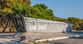 Vestige du débarquement de 1944.