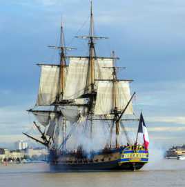 Départ de L'Hermione