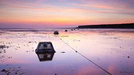 Pièges à grabes prêts pour la marée montante