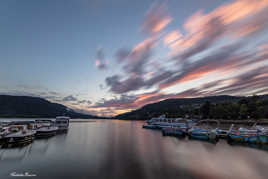 une pose après l'orage sur le lac de Gérardmer