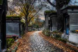 cimetière d'automne