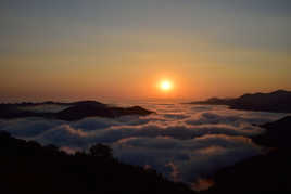 Larrau sous les nuages