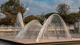sculpture de ?? préparation expo place de la Concorde