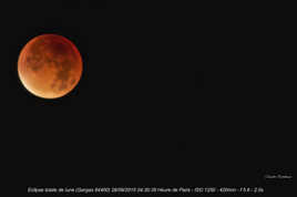 Eclipse totale de lune