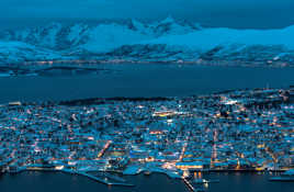 blue hour sur Tromso