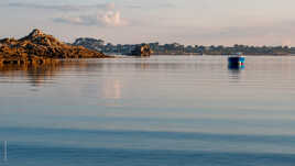 Vue sur l'ile de Batz