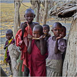 Jeunes garçons Masaï