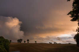 Coucher de soleil en Ardeche bis