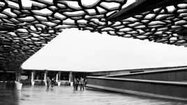 Mucem sous la pluie