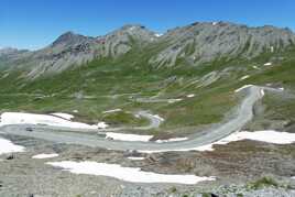 Vue depuis le col Agnel