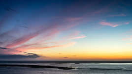 Banc d'Arguins à l'heure bleue