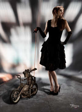 Célia et Freedom dog