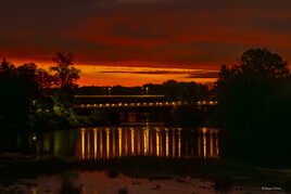 lever de soleil sur la Loire
