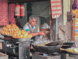 Street food à Old Delhi