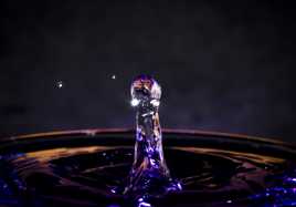 Goutte en abstraction