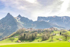 Vue de Gruyères