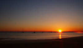 Lever de soleil à Arcachon