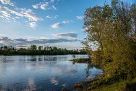 COUCHER DE SOLEIL SUR LA LOIRE